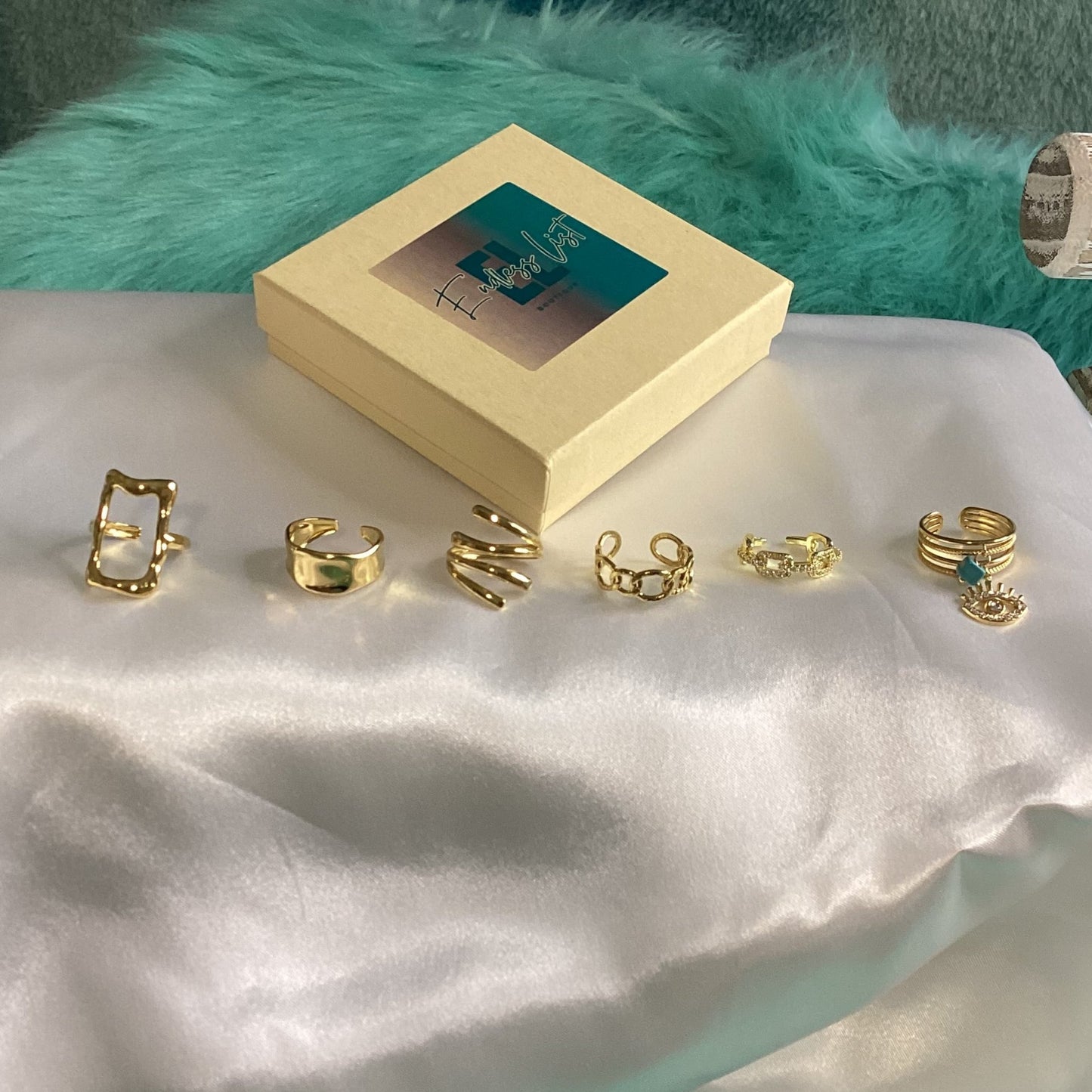 Aditi Rings-6 Styles available in Color Gold
