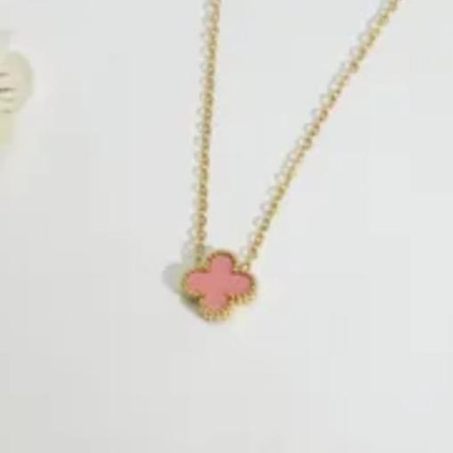 Meli Necklace-Pink