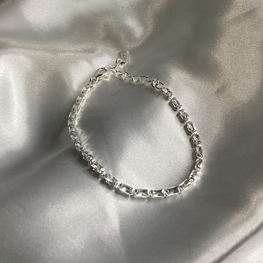 Kylie Bracelet-Crystal Silver