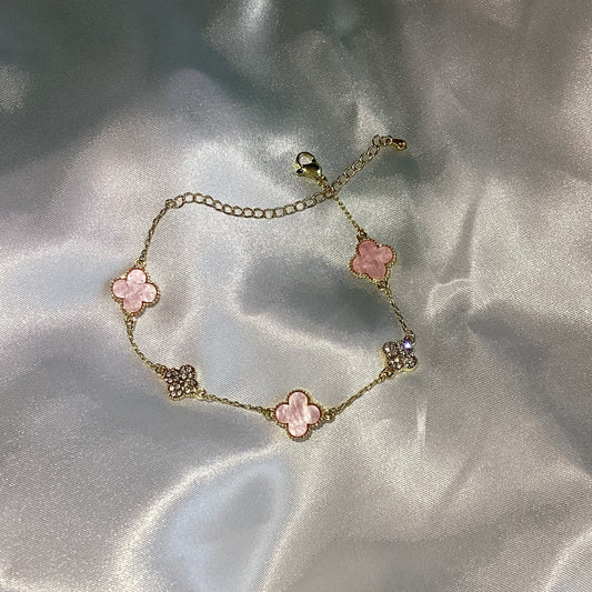 Valentina Bracelet-Pink/Gold