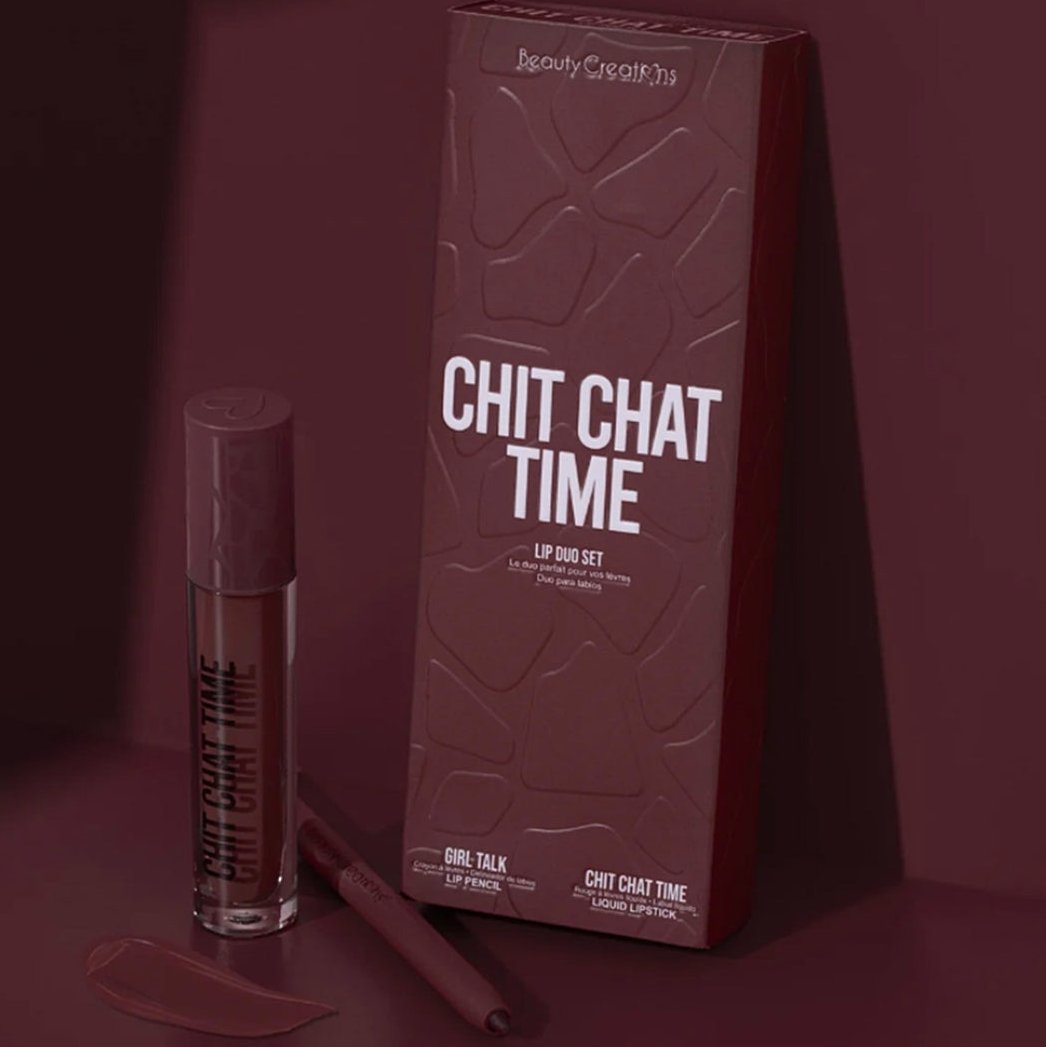 Beauty Creations- Chit Chat Time - Lip Duo Set