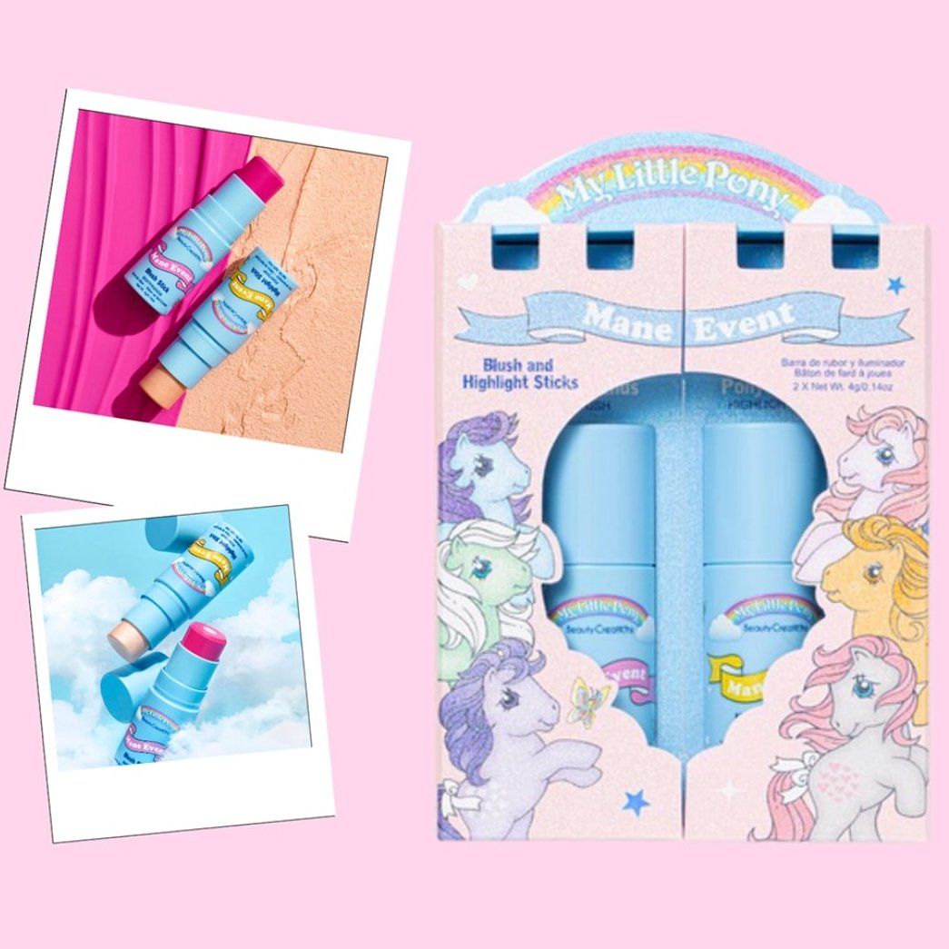 Beauty Creations x My Little Pony- Mane event Blush and Highlight Stick