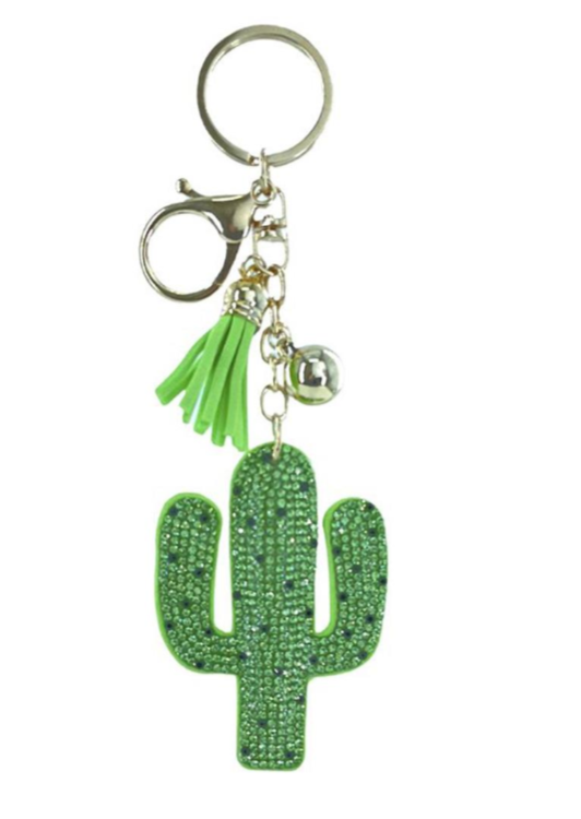 Cactus Keychain- Green