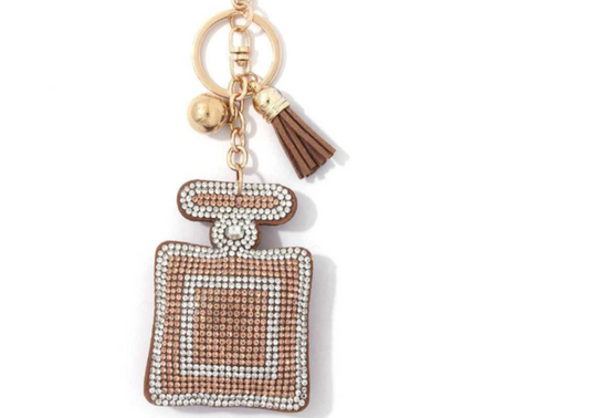 Perfume Keychain-Brown