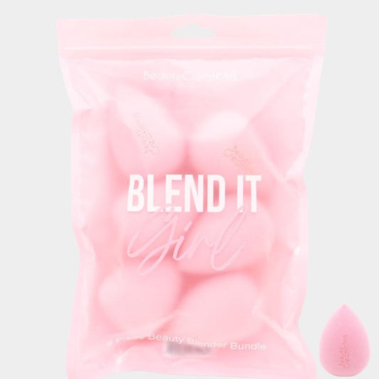 Beauty Creations- Blend it Sponge 6Pc Set-Pink