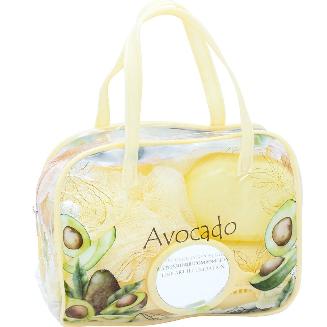 Avocado Bath 5PC Set- Yellow