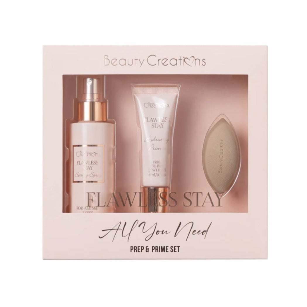 Beauty Creations Flawless Stay All You Need Prep and Prime Set