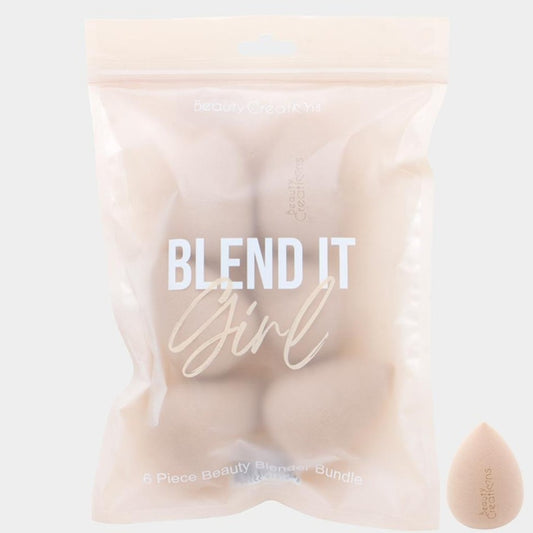 Beauty Creations- Blend it Sponge 6Pc Set-Nude