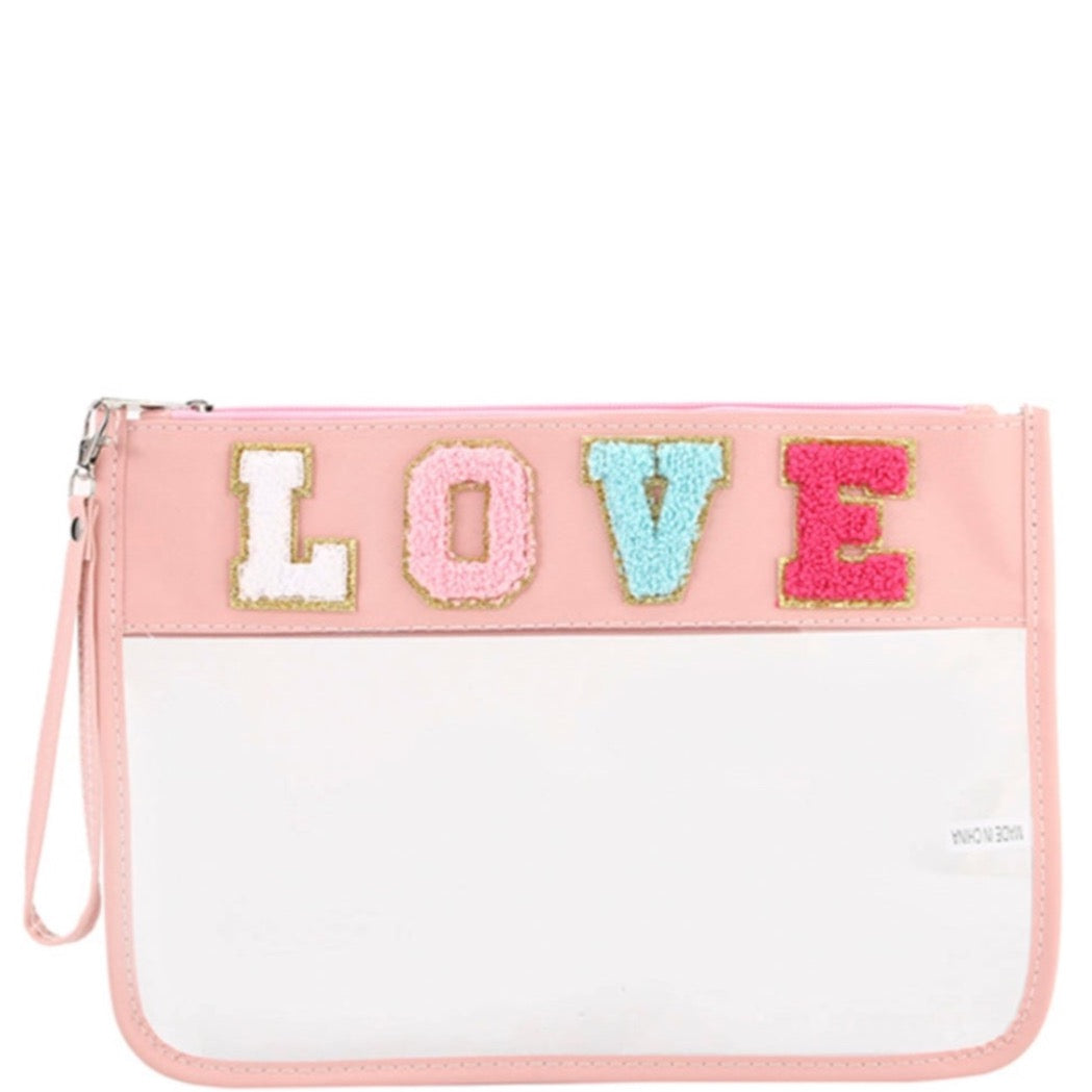 Love Clutch Bag-Pink