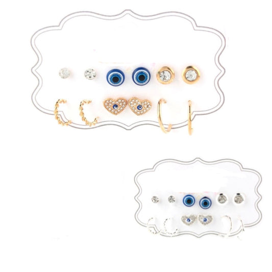 Evil Eye Earring Set