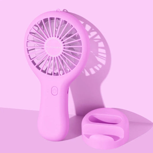 Beauty Creations-Stay Cool Portable Handheld Fan-Purple