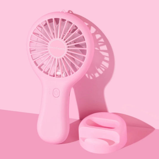 Beauty Creations- Feeling Fresh Portable Handheld Fan-Pink