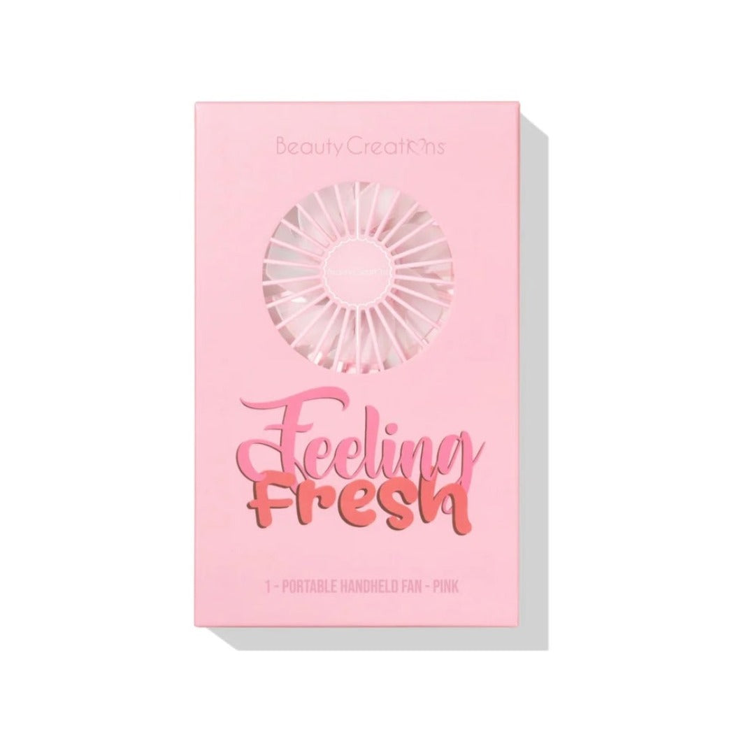 Beauty Creations- Feeling Fresh Portable Handheld Fan-Pink