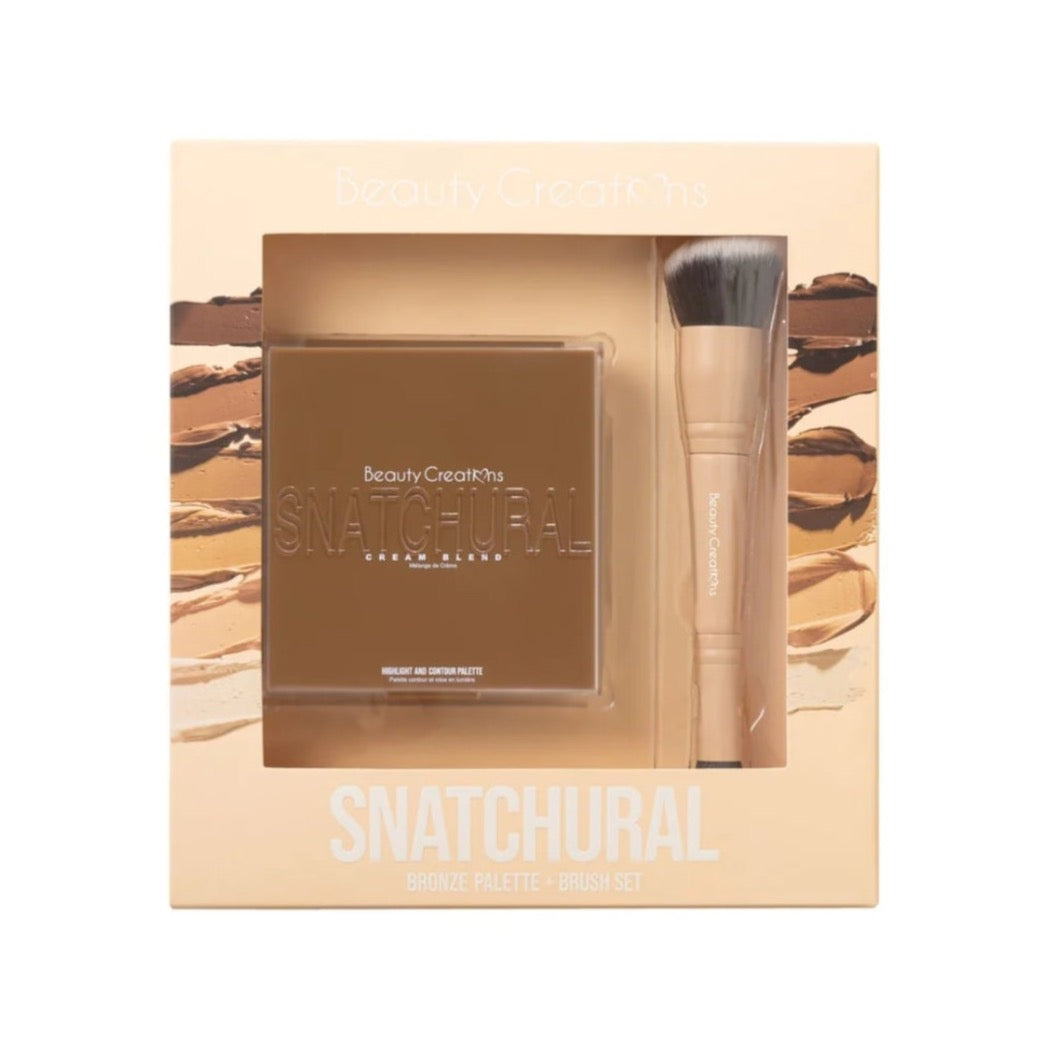 Beauty Creations-Snatchural Bronze Palette and Brush Set