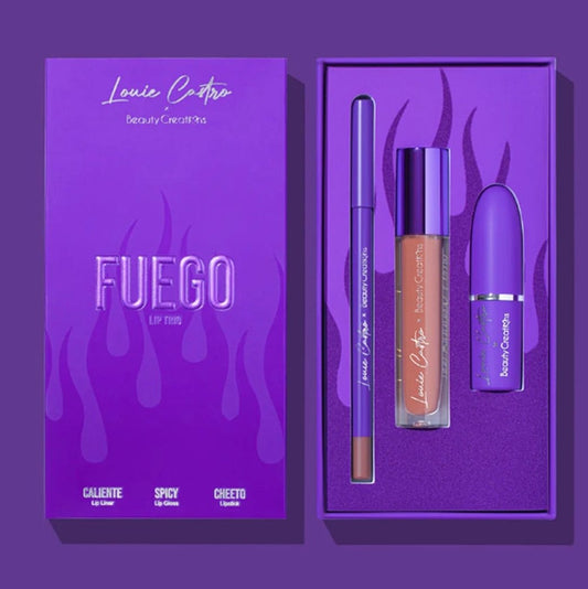 Beauty Creations X Louie Castro- Fuego Lip Trio